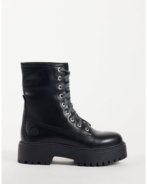 Timberland Stone street mittelhoher schnürstiefel - Schwarz