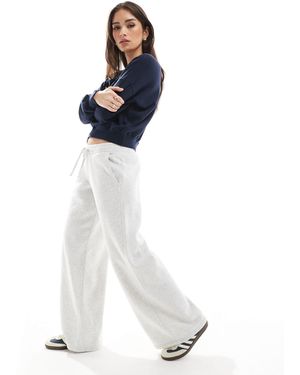 Hollister – baggy-hose aus sweatstoff - Weiß