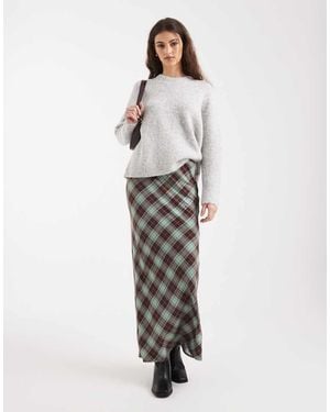 ASOS Bias Maxi Skirt - Red