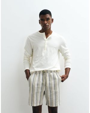 Only & Sons Tie Waist Shorts - White