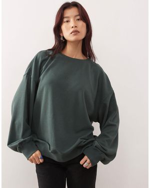 Weekday Oversized Slouchy Sweatshirt - Grey
