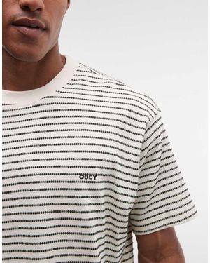 Obey Edwin Stripe T-shirt - Grey