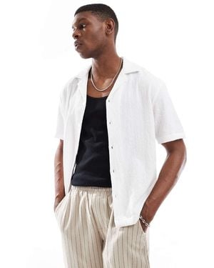 River Island Seersucker Shirt - White