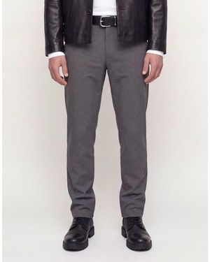 Jack & Jones Ollie Mid Waist Slim Fit Trousers - Grey