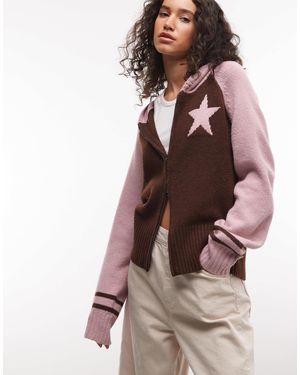 Daisy Street – figurbetonte strickjacke - Braun