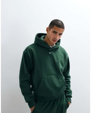 Nike Solo Fleece Oversized Fleece Hoodie - Green