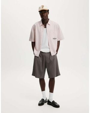 Cotton On Ventura Short Sleeve Shirt - Natural