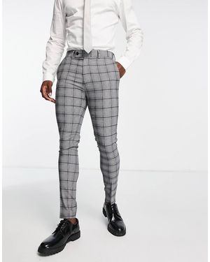 ASOS Super Skinny Suit Trousers - Grey