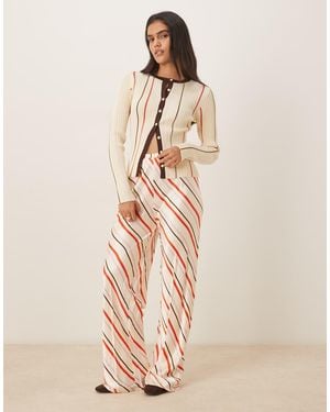 Vrg Grl Wide Leg Trousers - Natural