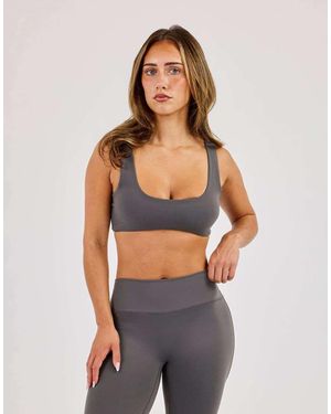CERNUCCI Classic Scoop Neck Bralet - Grey