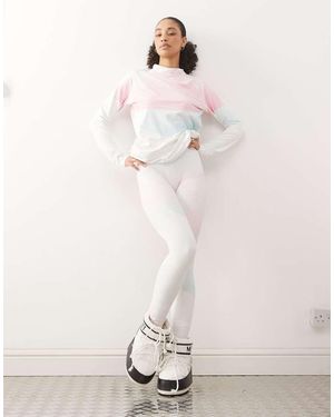 OOSC Basislaag Dameslegging Met Aquarelprint - Naturel