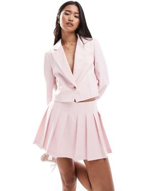 Miss Selfridge Pleated Skort - Pink