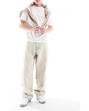 Dr. Denim Kobe baggy Fit Mid Waist Jeans - White
