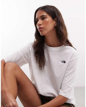 The North Face Essential Simple Dome T-Shirt Squadrata Bianca - Bianco
