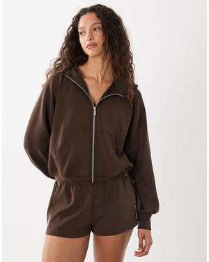 Cotton On Active Ultimate Track Jacket - Brown