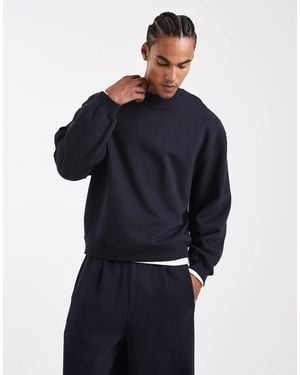 ASOS – circular design collection – schweres sweatshirt - Blau