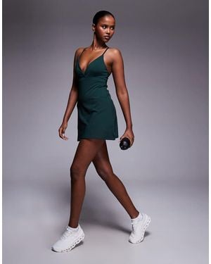 4505 Tennis Active Tennis Dress With Under Short - Green