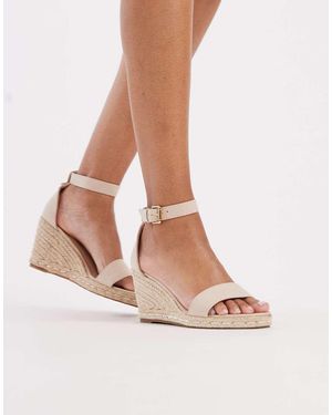 SEQWL Amber Wedge Heeled Espadrilles - Natural