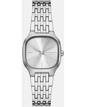 Skagen Mellem Lille Three-Hand, Stainless Steel Watch - White