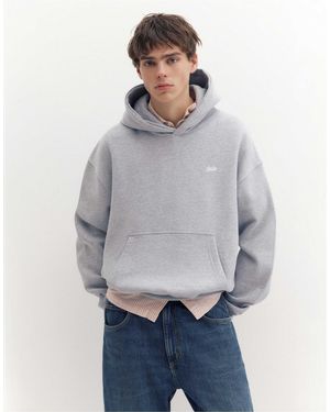 Pull&Bear Boxy-fit-kapuzenpullover - Grau