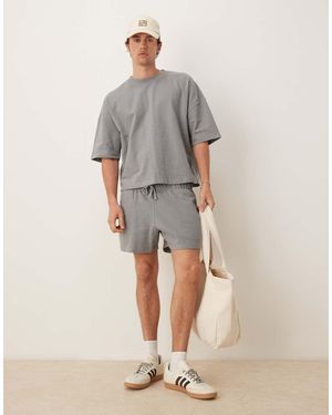 ASOS Pantaloncini Taglio Corto Verdi - Grigio