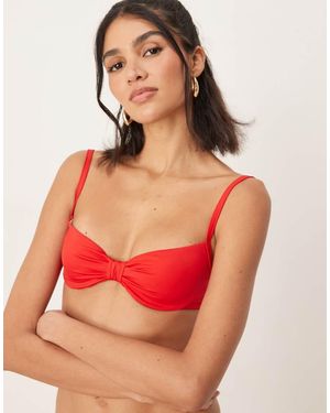 Free Society Hoogopgesneden Bikinibroekje - Rood