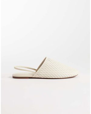Calvin Klein Slingback Pumps Van Mesh - Wit