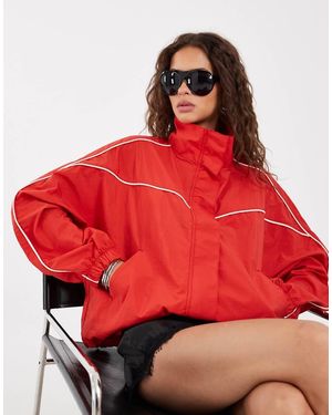 ASOS Techy Opstaande Boord Windjack - Rood