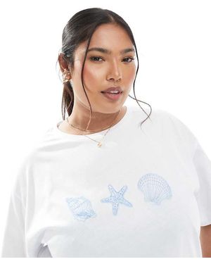 Pieces Plus Pieces Curve - Bianco