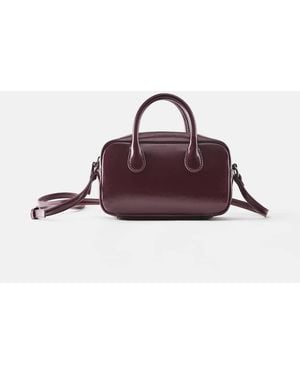 Pull&Bear Mini Crossbodytas - Paars