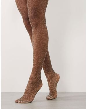 ASOS Sheer Tights - Brown
