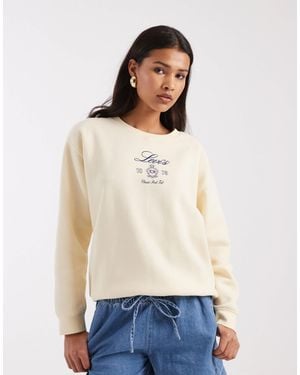 Levi's – sweatshirt - Weiß