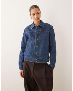 Wrangler X Stranger Things Nancy Denim Jacket - Blue