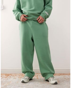Collusion Heavyweight Wide Leg sweatpants - Green