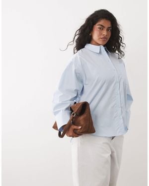ASOS Asos Design Curve Classic Cotton Shirt - White