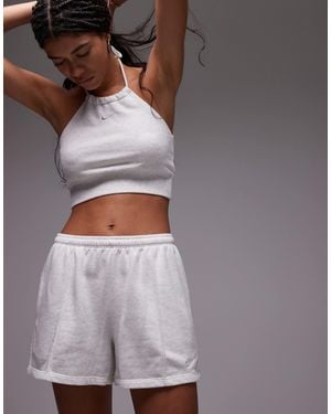Nike Chill French Terry 4 Inch Shorts - Gray