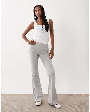 Brave Soul Stretch-flare-leggings - Weiß