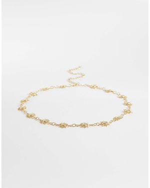 Pieces – boho-gürtel - Weiß
