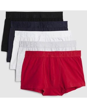 River Island Ri Pack Of 5 Trunks - White
