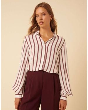 Nobody's Child Button Up Shirt - Brown
