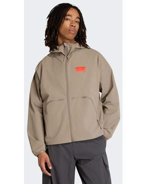 adidas Originals Audi Formula One Team Elevated Woven Jacket - Natural