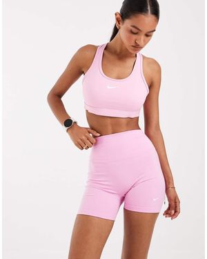 Nike One Dri-Fit High-Rise 5Inch Naadloze Short - Roze