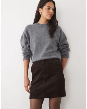 Threadbare – minirock aus cord - Natur