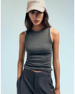 Pull&Bear Bestickte kappe - Blau