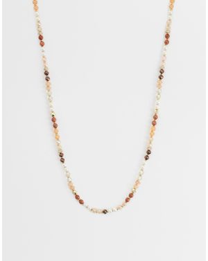 Accessorize Collier à perles rondes - Multicolore