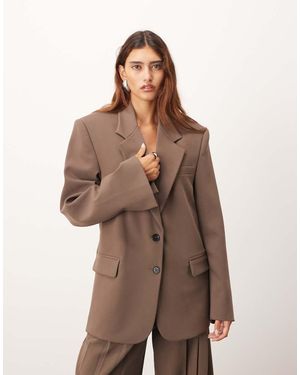ARRANGE Blazer Monopetto Oversize - Marrone