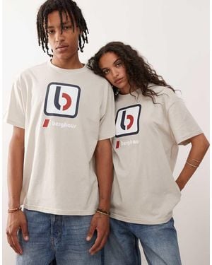 Berghaus T-Shirt 'The B' T-Shirt - Natural