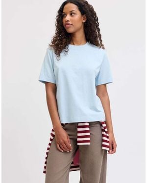 JJXX Sophia Box Fit Crew Neck Short Sleeve T-shirt - White