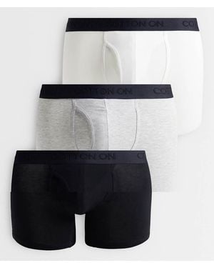 Cotton On 3 Pack Boxers - Grey