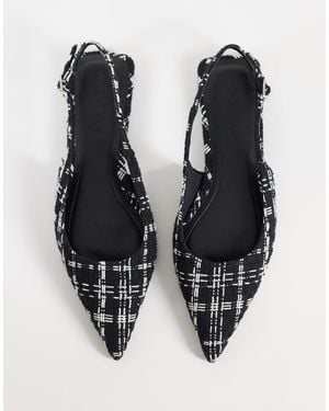 ASOS Lovestruck spitze slingback-ballerinas - Weiß